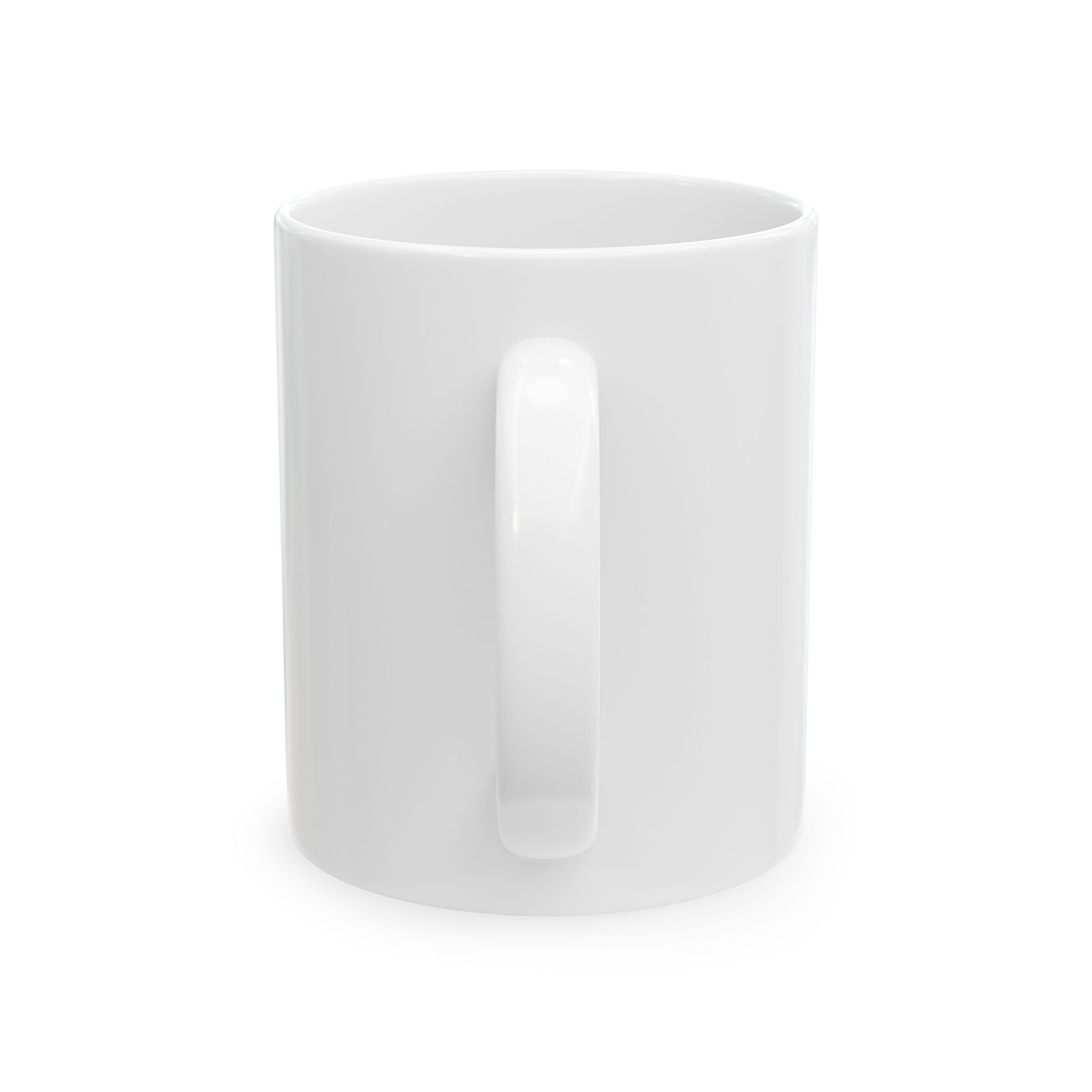 Sunset Heart Cave Ceramic Mug — Romantic Beach Sunrise Coffee Cup