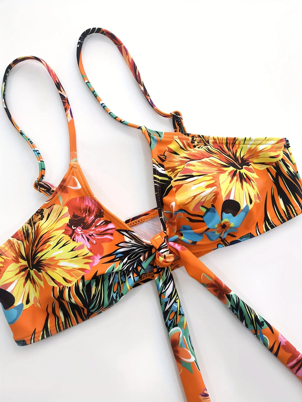 New Long-Sleeve Swimsuit Cover-Up, Three-Piece Set, Printed Sexy Swimwear for Women, New Bikini Style