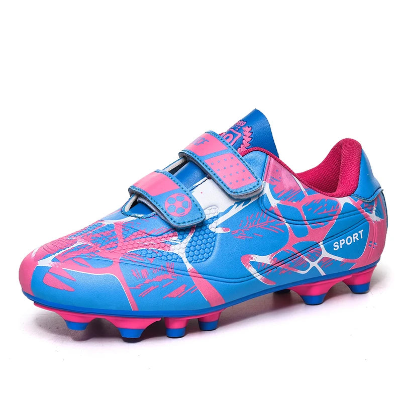 Football Shoes Low-top Soccer Futsal Football Boots FG HG TF Team Sports Boy's Girls' Children's Hook & Loop Footwear Sneakers