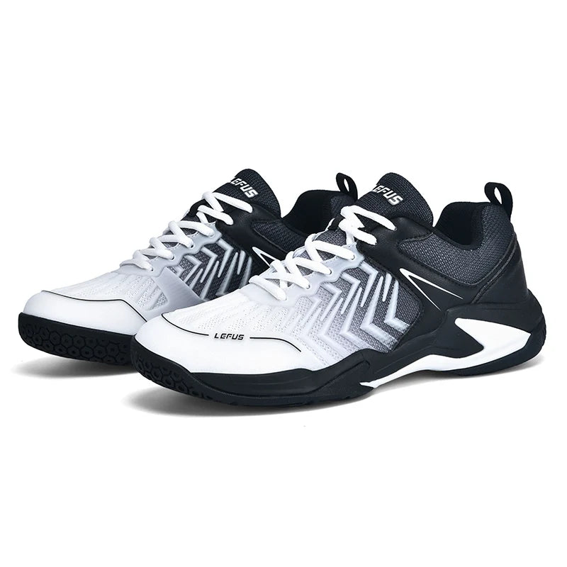 Custom New Design Table Tennis Shoes Shock-absorbing Cushioning Breathable Pickleball Shoes Men Badminton Sneaker