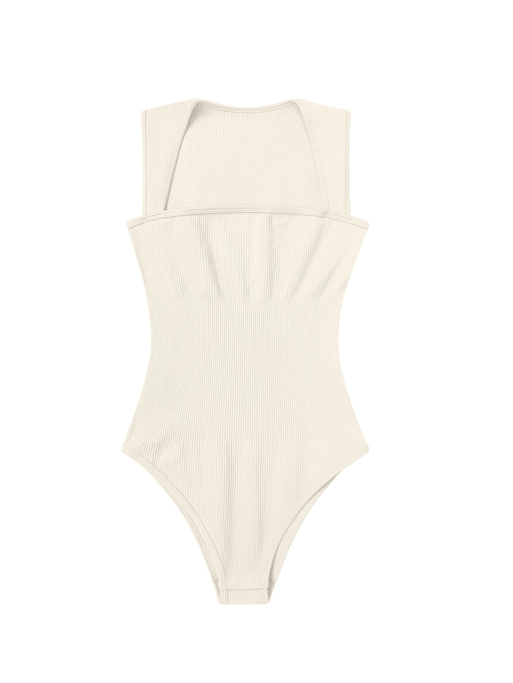 Hot Sale Sleeveless Square Neck Wide Shoulder Strap Seamless Women's Fitness Bodysuits