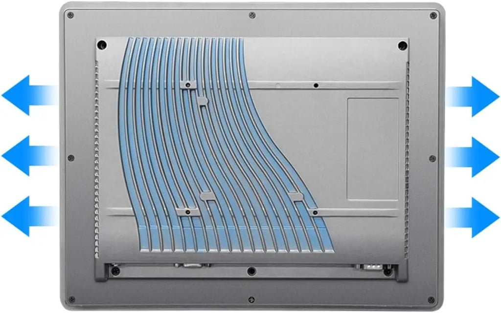 12 Inch Industrial Embedded Panel PC 10 Point Capacitive Touch Screen 2xUSB3.0 2xHDMI 2xRS232 2xLAN I3-7100U 8GB RAM 128GB SSD