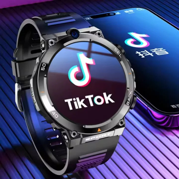Hot Setting 4G 5G Smart Watch H10 WiFi GPS Dual Camera Video Call NFC 8+128GB 900MAH Battery Android Sport Smart Watch