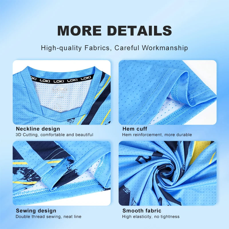 LOKI Sport Wear Quick Dry Men Women Tennis Wear Training Clothes for Table Tennis