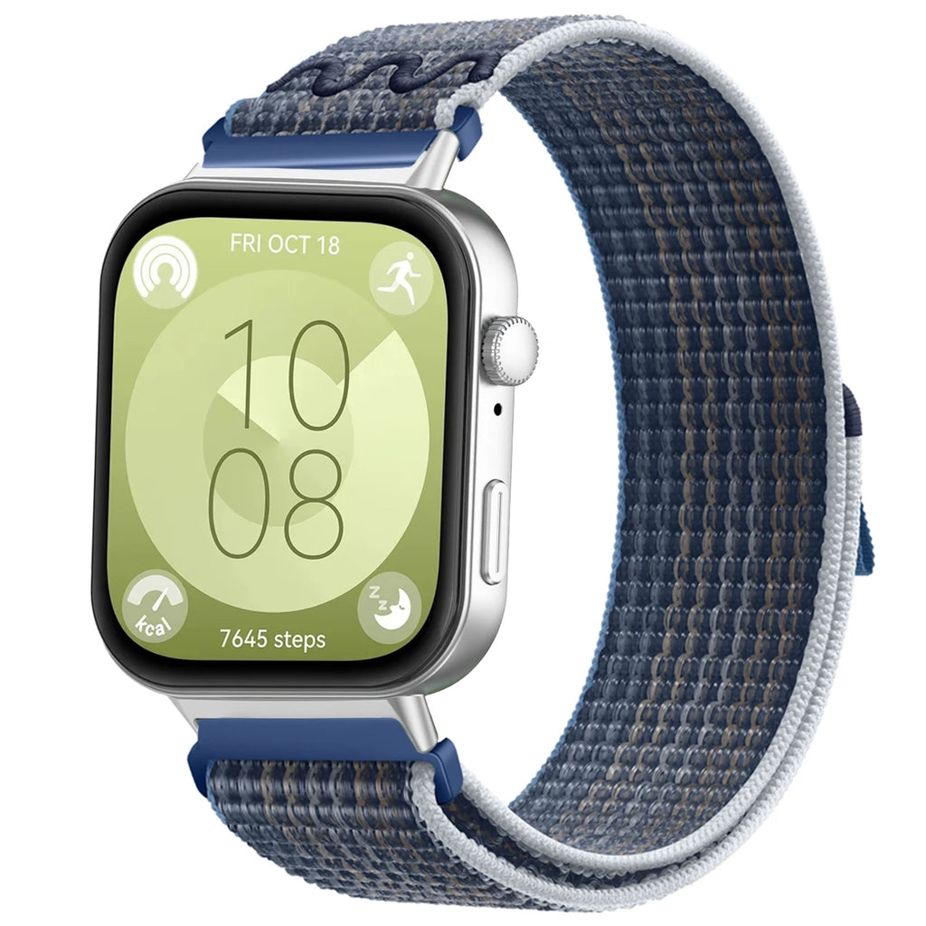 Nylon Loop Strap for Huawei Watch Fit 3 SmartWatch Sport Band for Huawei Watch Fit3 2 Replacement Bracelet Wristband Accessories