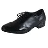 High Quality Dance Man Shoes Black Leather