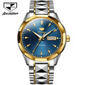 Jsdun 8936 Business Automatic Watch Male Dual Calendar Mechanical Wristwatch Waterproof Synthetic Sapphire Mirror Men Watches