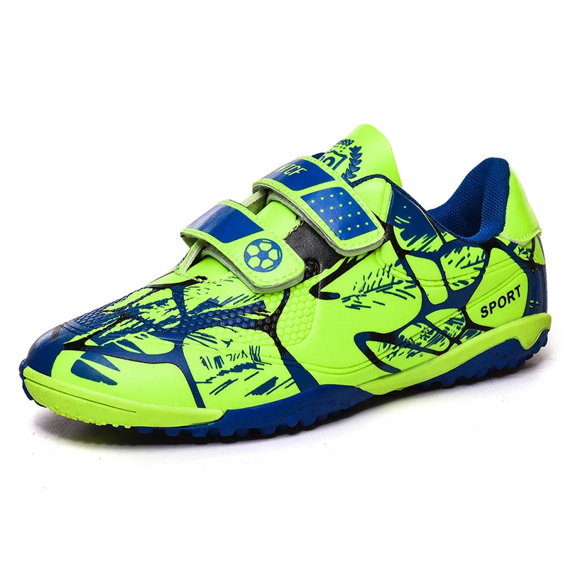 Football Shoes Low-top Soccer Futsal Football Boots FG HG TF Team Sports Boy's Girls' Children's Hook & Loop Footwear Sneakers