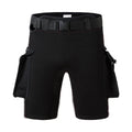 Sinodiving Professional Diving Shorts Spearfishing Snorkeling Beach Windsurfing 3mm Neoprene Anti-UV Black Custom Logo Unisex