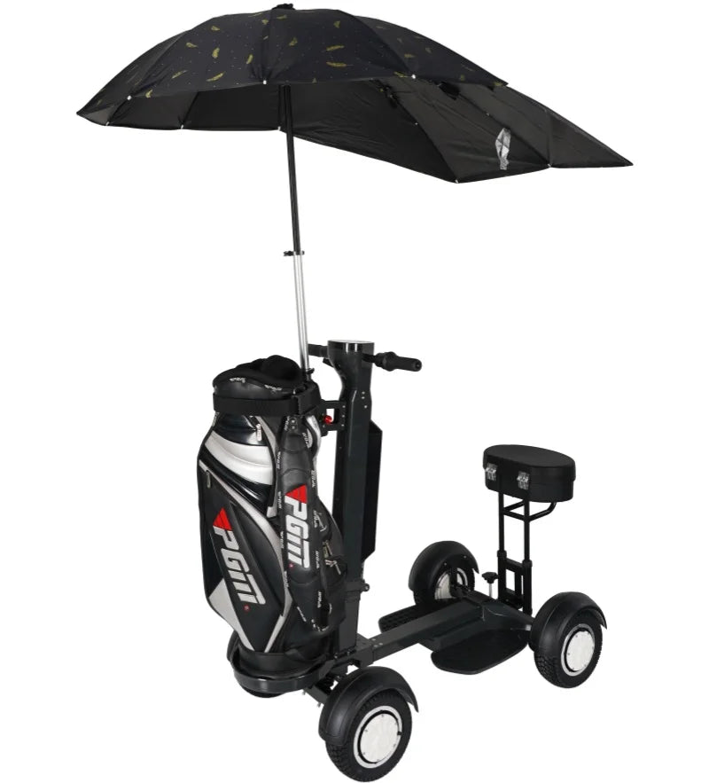 ENOO Hot 2000W Foldable Aluminium Electric Golf Cart Four-Wheel Dual-Drive Adult Off-Road Scooter 20km/h 150kg Load Capacity for