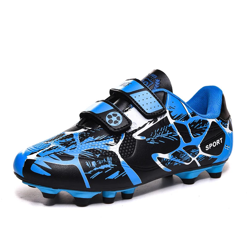 Football Shoes Low-top Soccer Futsal Football Boots FG HG TF Team Sports Boy's Girls' Children's Hook & Loop Footwear Sneakers
