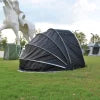 2 in 1 Outdoor Bike & Scooter Storage Cover Tent for Patio Furniture Bicycle Motorcycle Lawn Mower Storage
