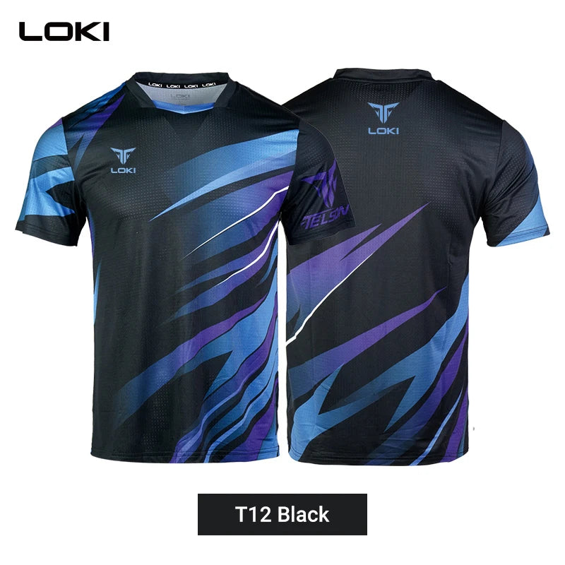LOKI Sport Wear Quick Dry Men Women Tennis Wear Training Clothes for Table Tennis