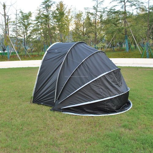 2 in 1 Outdoor Bike & Scooter Storage Cover Tent for Patio Furniture Bicycle Motorcycle Lawn Mower Storage