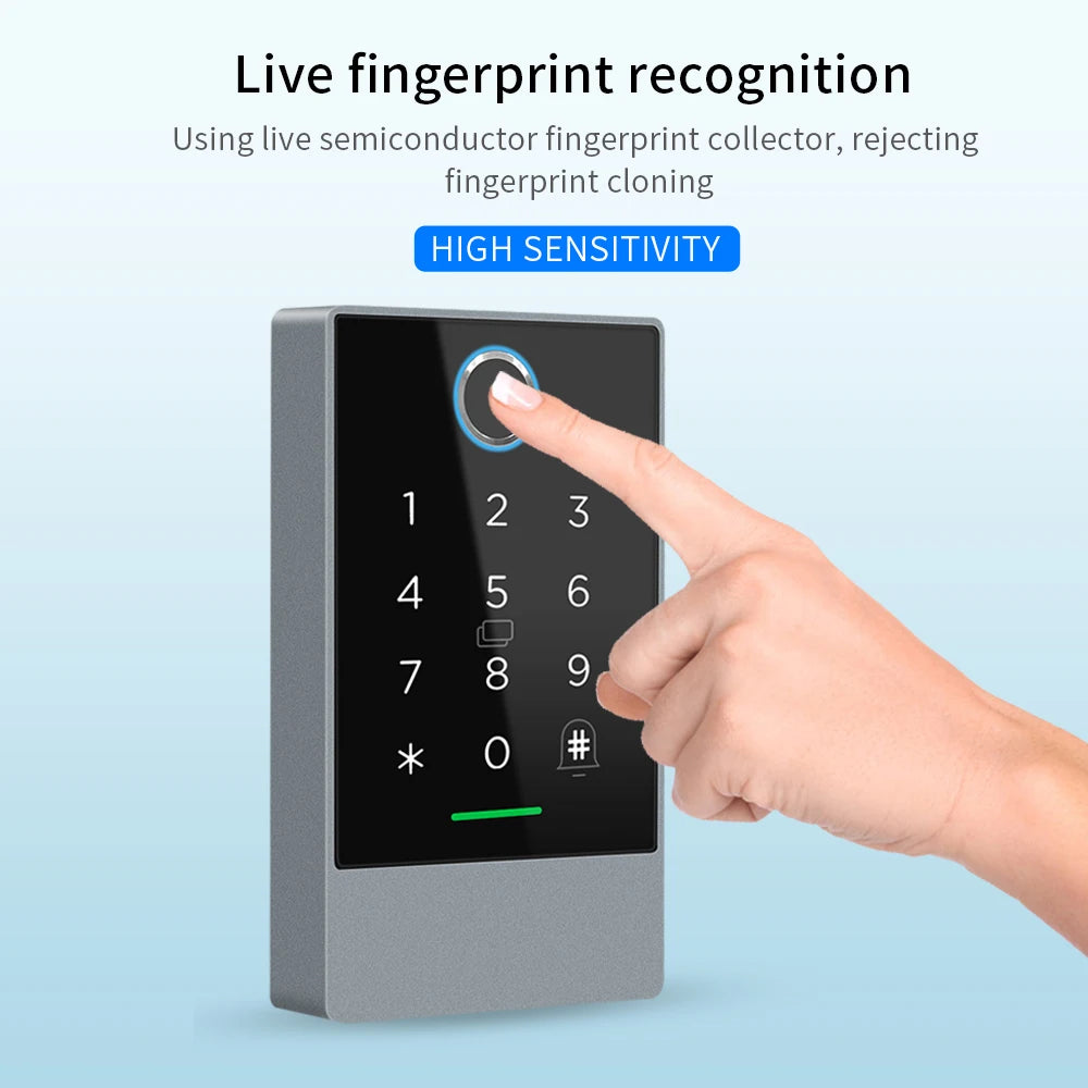 S4A K3F TTLOCK Outdoor Fingerprint Lock Opener Weatherproof K2 TTLOCK Smart Electric Door Access Control System K3Q Smart Keypad