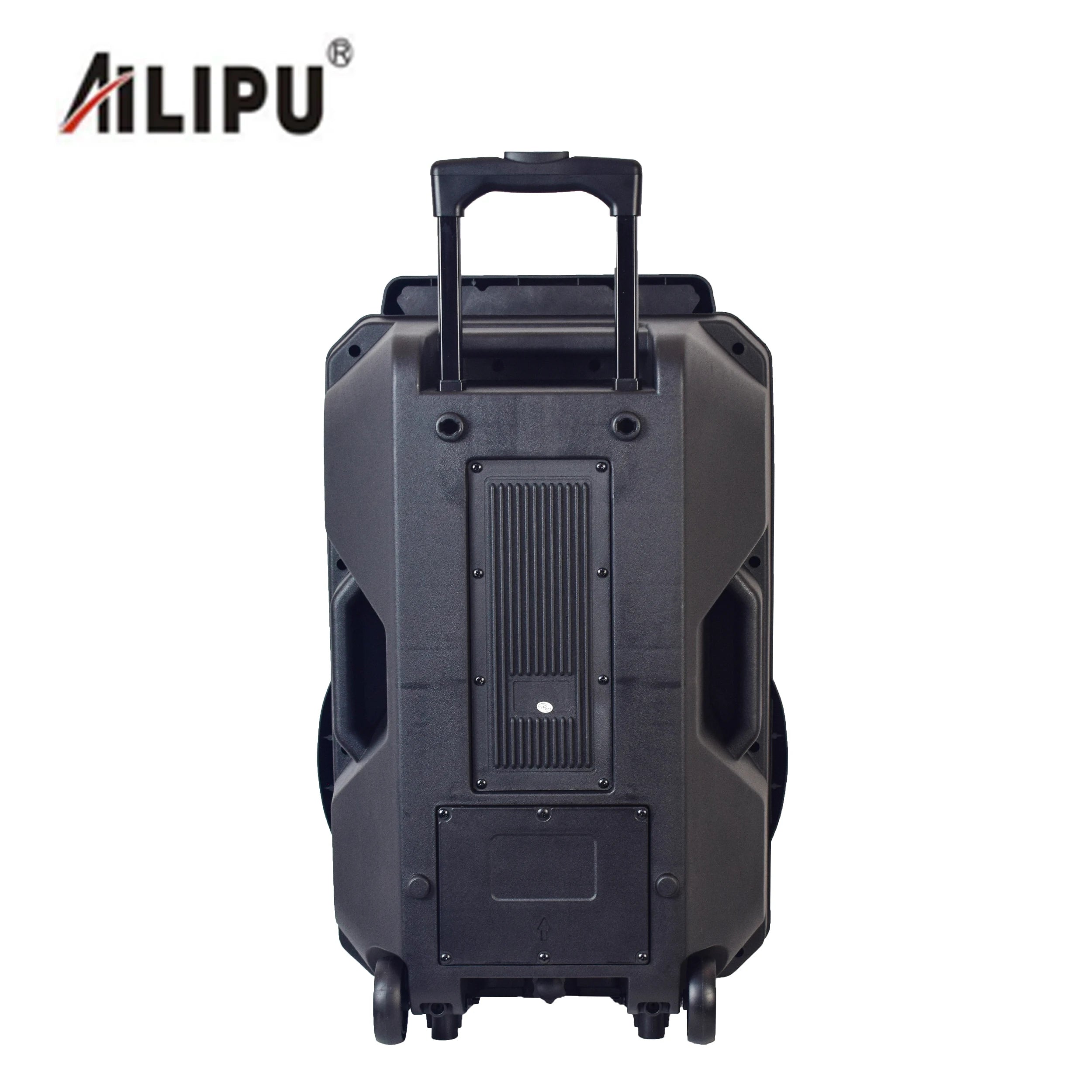 15'' Big Stock BT Speakers Caixa De Som Amplificada RGB  Light Outdoor Dj Sound System Trolley Speaker with Mic