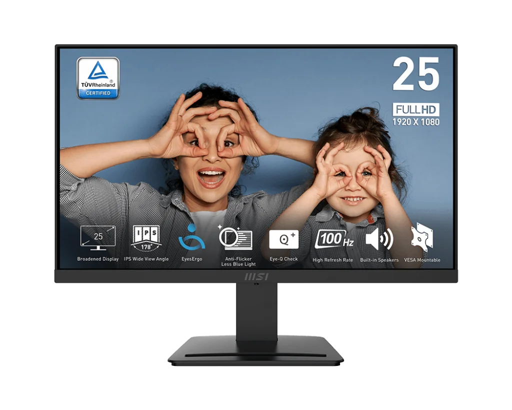 MSI Pro MP253/W 25'' IPS Monitor 100Hz 1920 X 1080 300 Cd/m2 Business Monitors