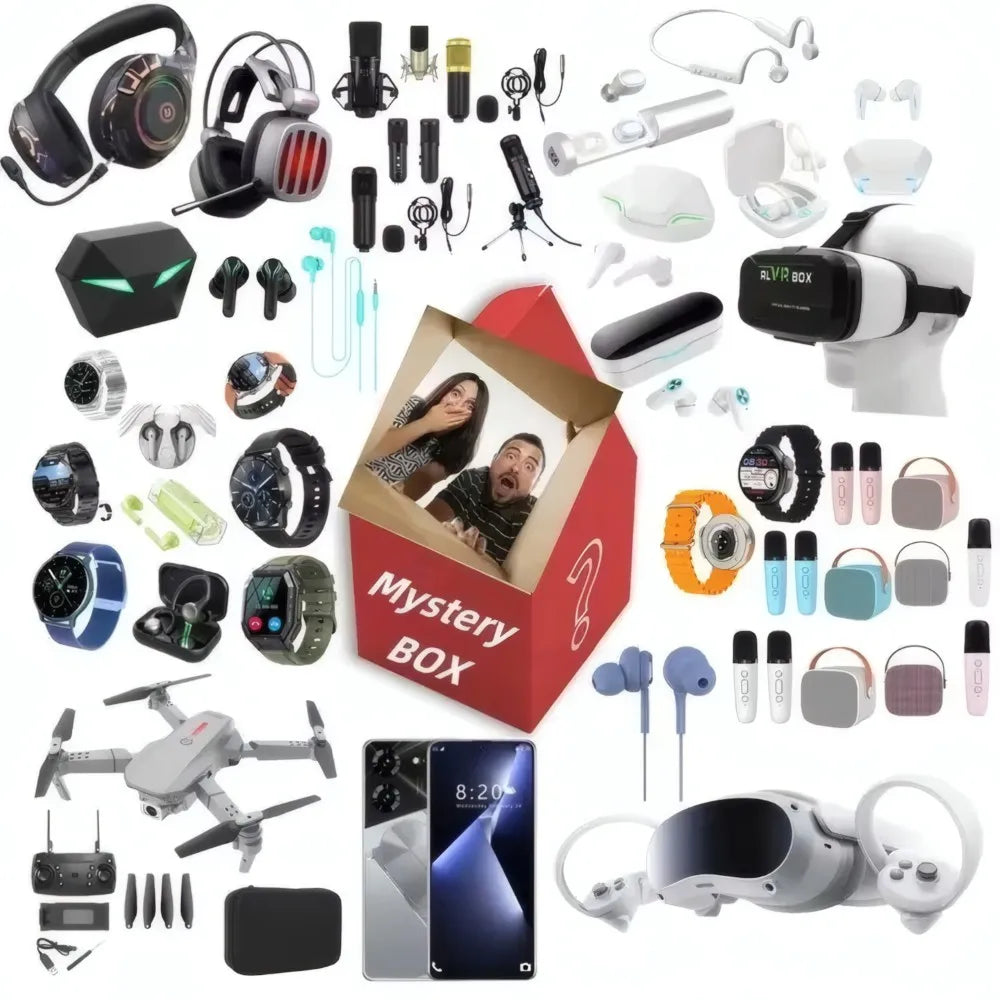 Electronics 3c Lucky Mystery Box Blind Box 100% Surprise High Quality Mistery New Festival Gift Novelty Smart Watch Mystery Box