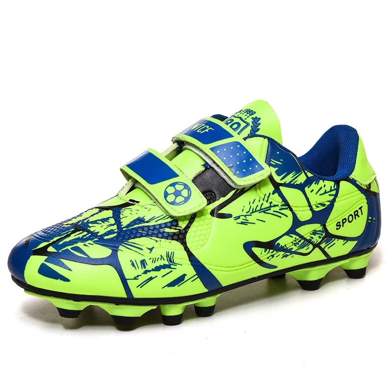 Football Shoes Low-top Soccer Futsal Football Boots FG HG TF Team Sports Boy's Girls' Children's Hook & Loop Footwear Sneakers