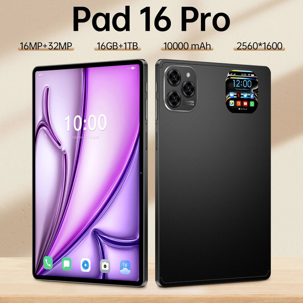 Bulk Sale 10-Core  16 Pro MetalBody 10.1\"HD Smart Tablet for Education 4G 5G Android15 Smart Tablet for