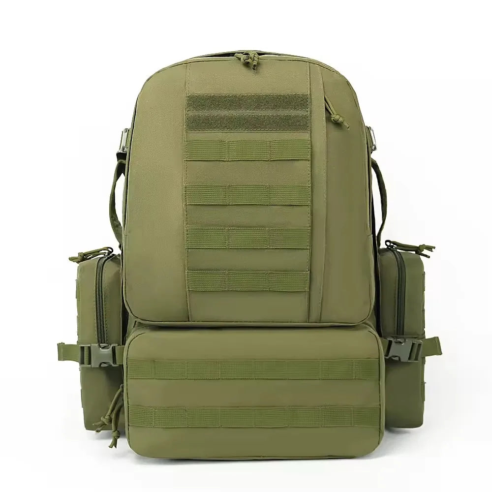 Tactical Backpack & Duffle Bag Weekender for Gym/Travel/Deployment,  Waterproof Workout Duffel with MOLLE System