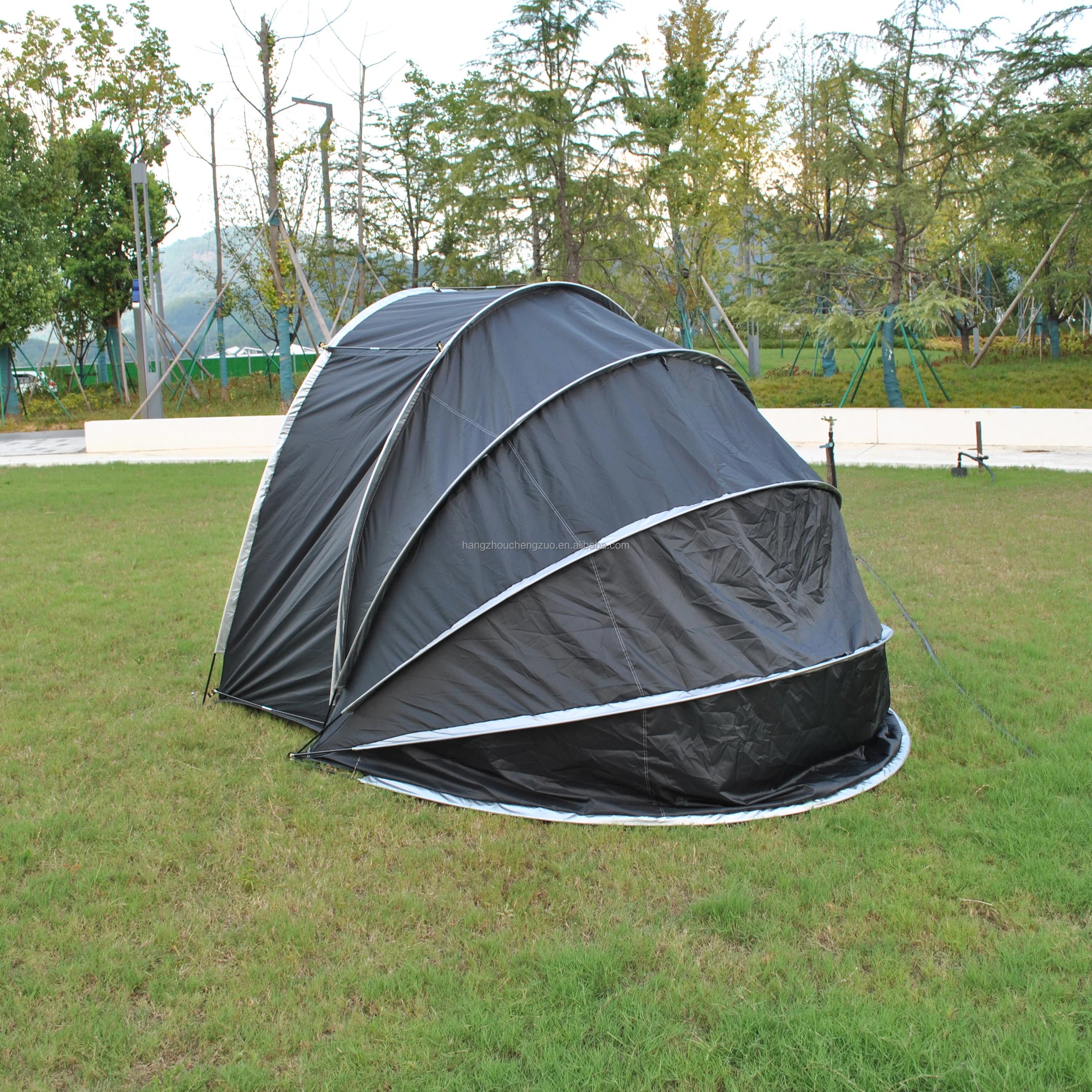 2 in 1 Outdoor Bike & Scooter Storage Cover Tent for Patio Furniture Bicycle Motorcycle Lawn Mower Storage
