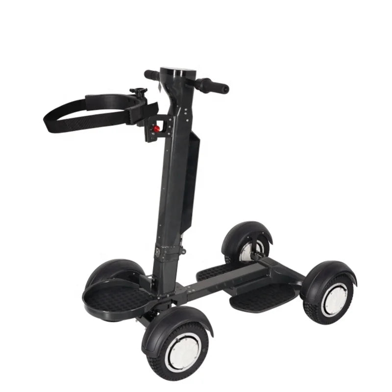 ENOO Hot 2000W Foldable Aluminium Electric Golf Cart Four-Wheel Dual-Drive Adult Off-Road Scooter 20km/h 150kg Load Capacity for