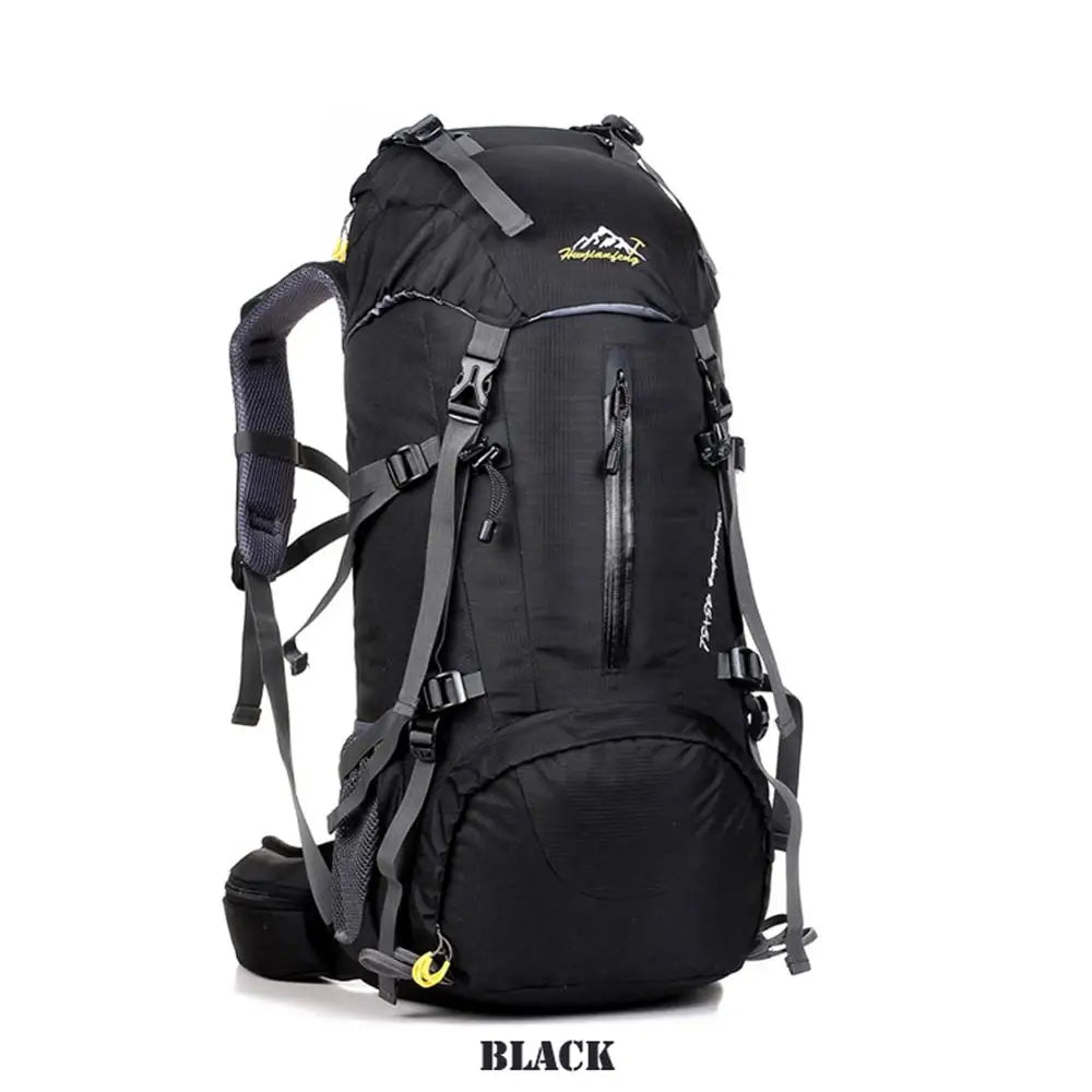 Sami Studio 60L Alligator Pattern Softback Unisex Fashion Backpack Shoe Compartment Outdoor Waterproof Zipper Nylon Resin Mesh
