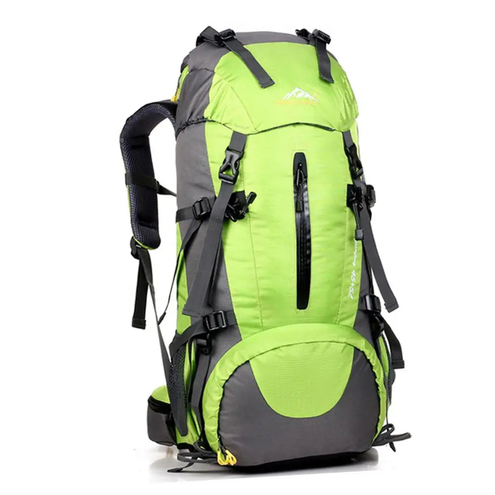 Sami Studio 60L Alligator Pattern Softback Unisex Fashion Backpack Shoe Compartment Outdoor Waterproof Zipper Nylon Resin Mesh