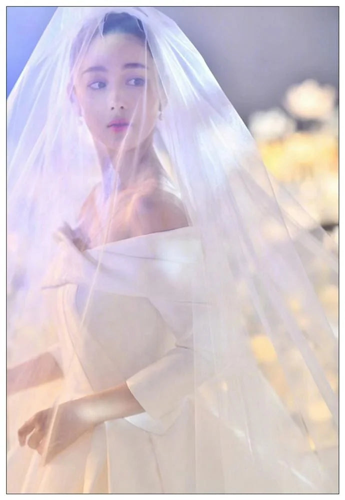 V071 Hot Selling Romantic Outdoor Simple Wedding Bridal Veils 1.5M,3.4M.6M Long High Quality Bridal Wedding Accessories