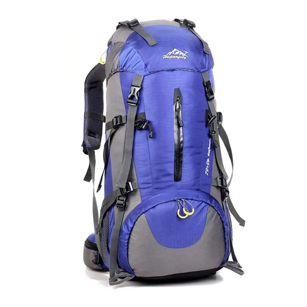 Sami Studio 60L Alligator Pattern Softback Unisex Fashion Backpack Shoe Compartment Outdoor Waterproof Zipper Nylon Resin Mesh