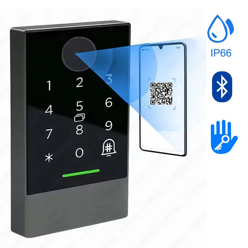 S4A K3F TTLOCK Outdoor Fingerprint Lock Opener Weatherproof K2 TTLOCK Smart Electric Door Access Control System K3Q Smart Keypad