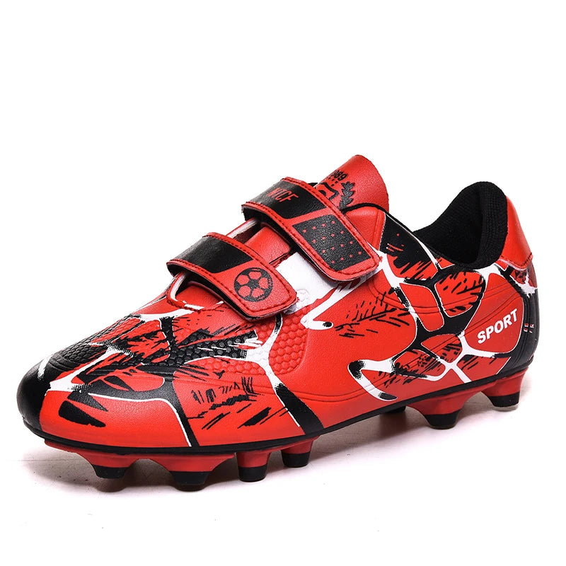 Football Shoes Low-top Soccer Futsal Football Boots FG HG TF Team Sports Boy's Girls' Children's Hook & Loop Footwear Sneakers