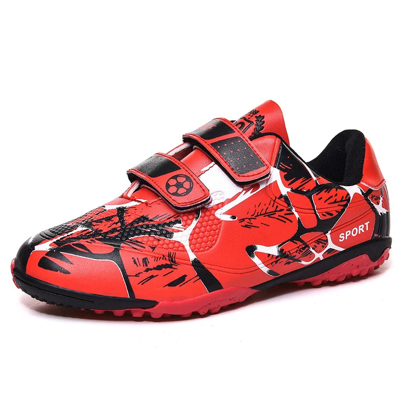Football Shoes Low-top Soccer Futsal Football Boots FG HG TF Team Sports Boy's Girls' Children's Hook & Loop Footwear Sneakers