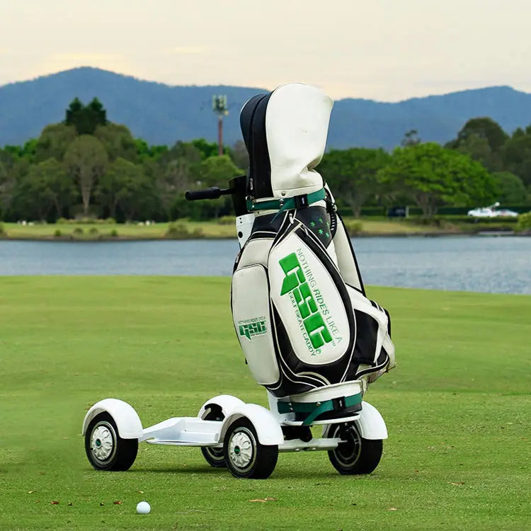 ENOO Hot 2000W Foldable Aluminium Electric Golf Cart Four-Wheel Dual-Drive Adult Off-Road Scooter 20km/h 150kg Load Capacity for