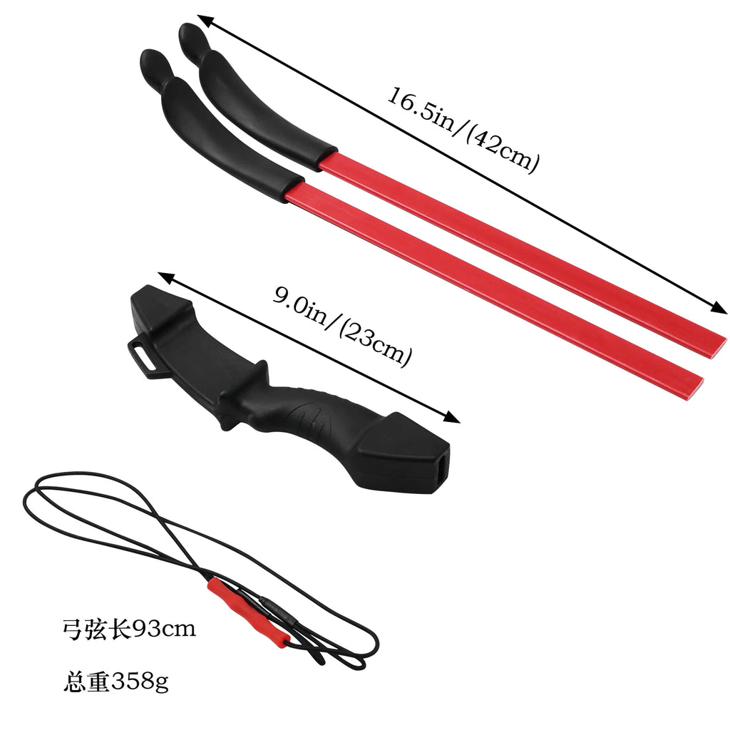 Piaoyu Children's Recurve Archery Bow-15 Lbs Draw Weight Nylon + Glass Fiber 38.6in Length Shooting & Outdoor Game Use