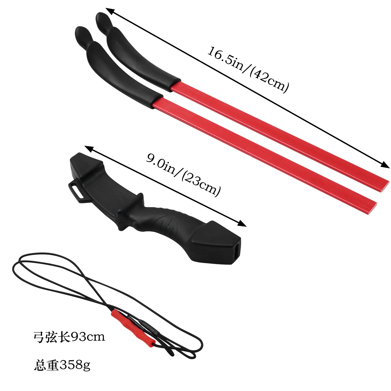Piaoyu Children's Recurve Archery Bow-15 Lbs Draw Weight Nylon + Glass Fiber 38.6in Length Shooting & Outdoor Game Use
