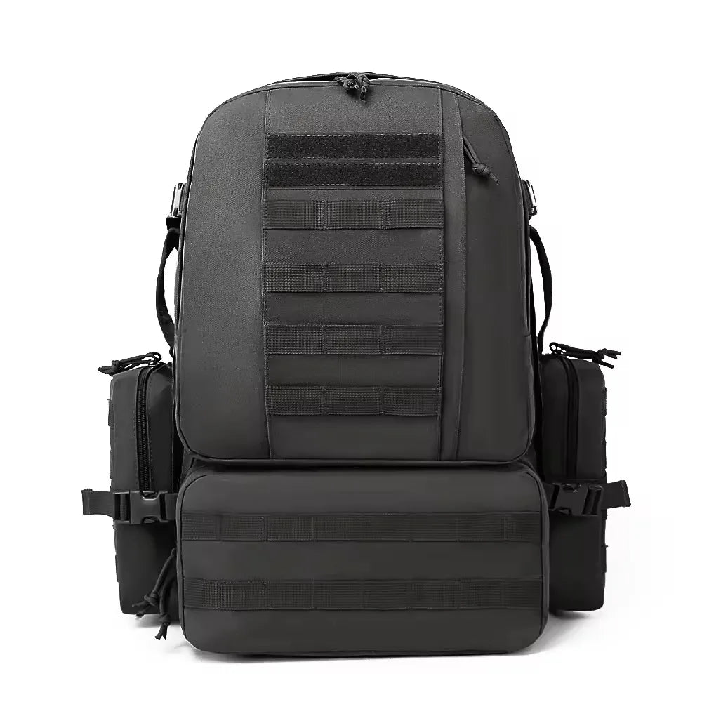 Tactical Backpack & Duffle Bag Weekender for Gym/Travel/Deployment,  Waterproof Workout Duffel with MOLLE System