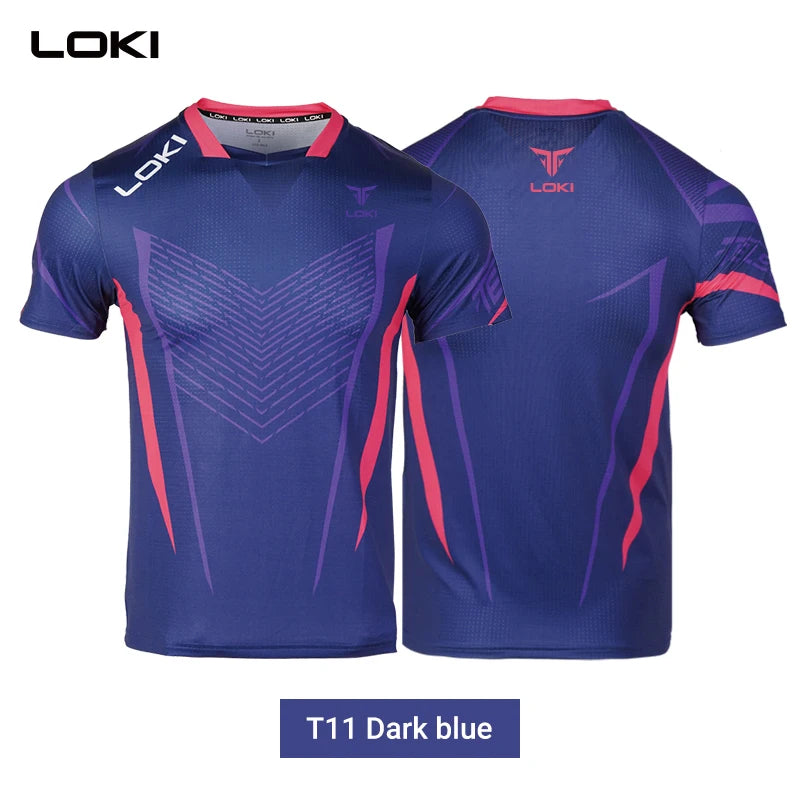 LOKI Sport Wear Quick Dry Men Women Tennis Wear Training Clothes for Table Tennis