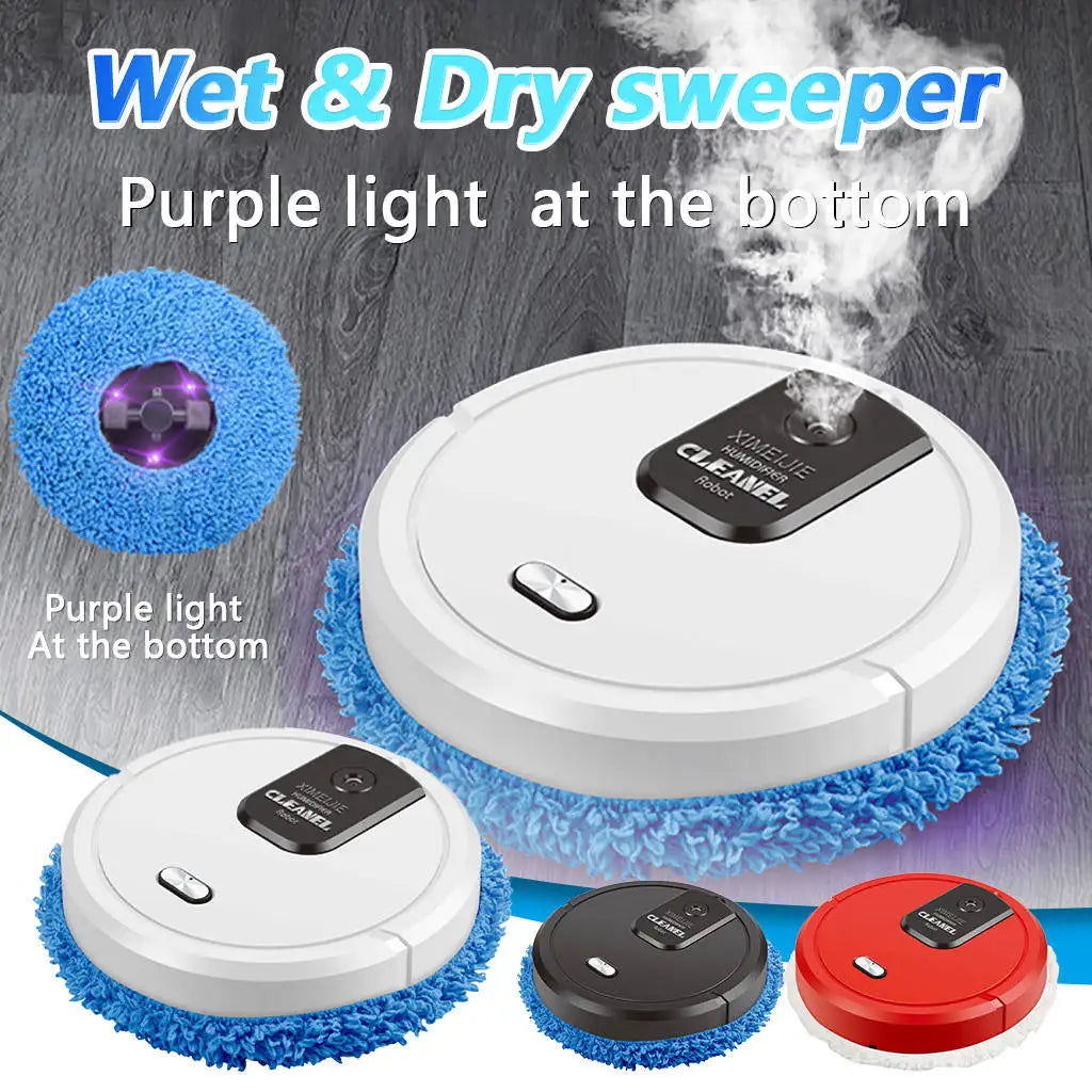 Automatic Self Cleaning Sweep Mop Robot Cleaner With Spray