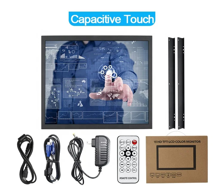 12 Inch Industrial Embedded Panel PC 10 Point Capacitive Touch Screen 2xUSB3.0 2xHDMI 2xRS232 2xLAN I3-7100U 8GB RAM 128GB SSD