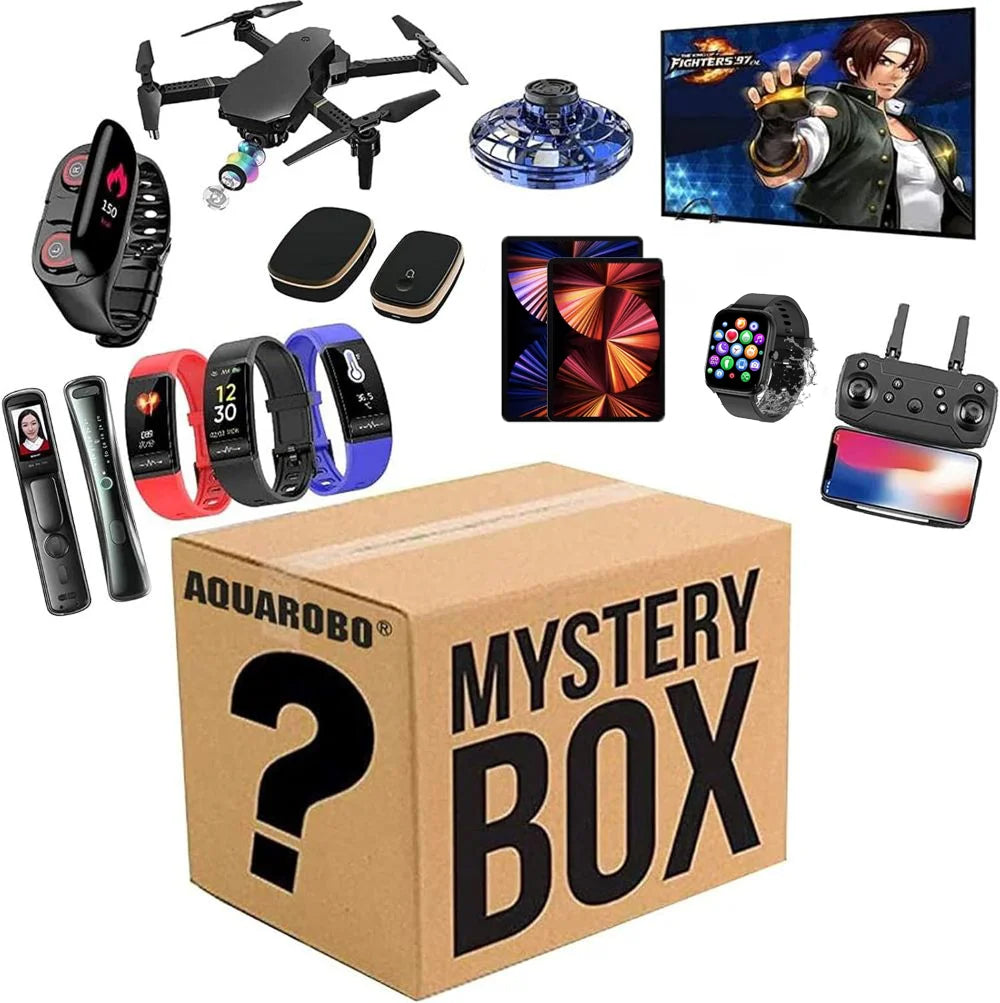 Electronics 3c Lucky Mystery Box Blind Box 100% Surprise High Quality Mistery New Festival Gift Novelty Smart Watch Mystery Box