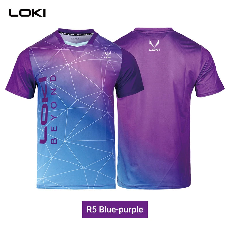 LOKI Sport Wear Quick Dry Men Women Tennis Wear Training Clothes for Table Tennis