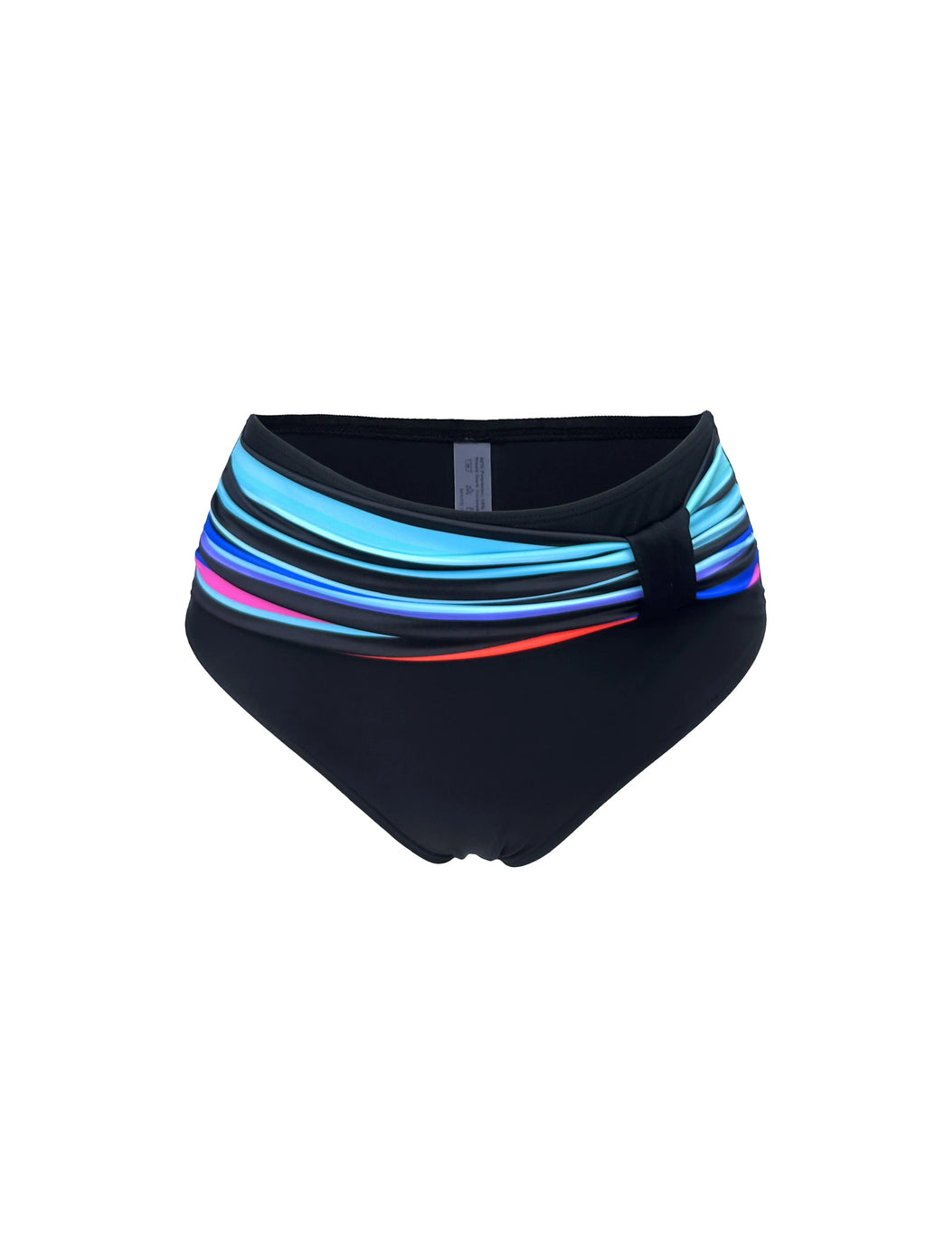 Striped Print Multicolor Bikini Swimsuit Women'S Two-Piece Set Easy Fashion Swimwear Hot Item