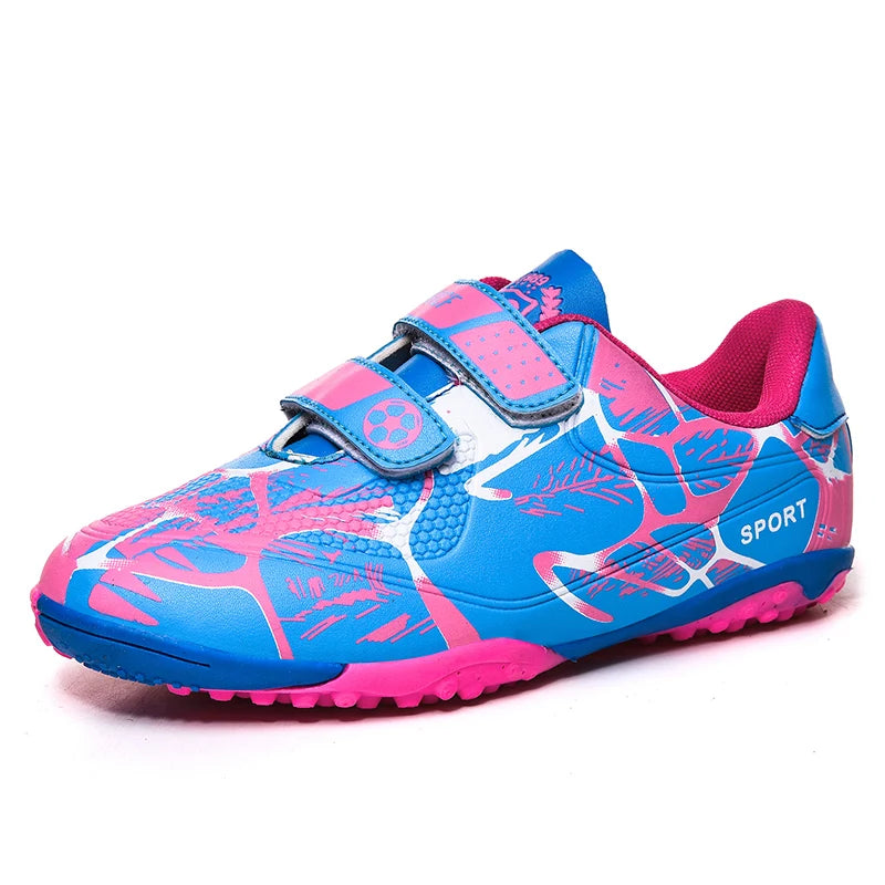 Football Shoes Low-top Soccer Futsal Football Boots FG HG TF Team Sports Boy's Girls' Children's Hook & Loop Footwear Sneakers