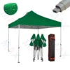 Maxcanopy 10x10 Outdoor Steel Not Aluminum Black White Canopy Tent Trade Show Tent for Outdoor Events Weddings Exhibitions