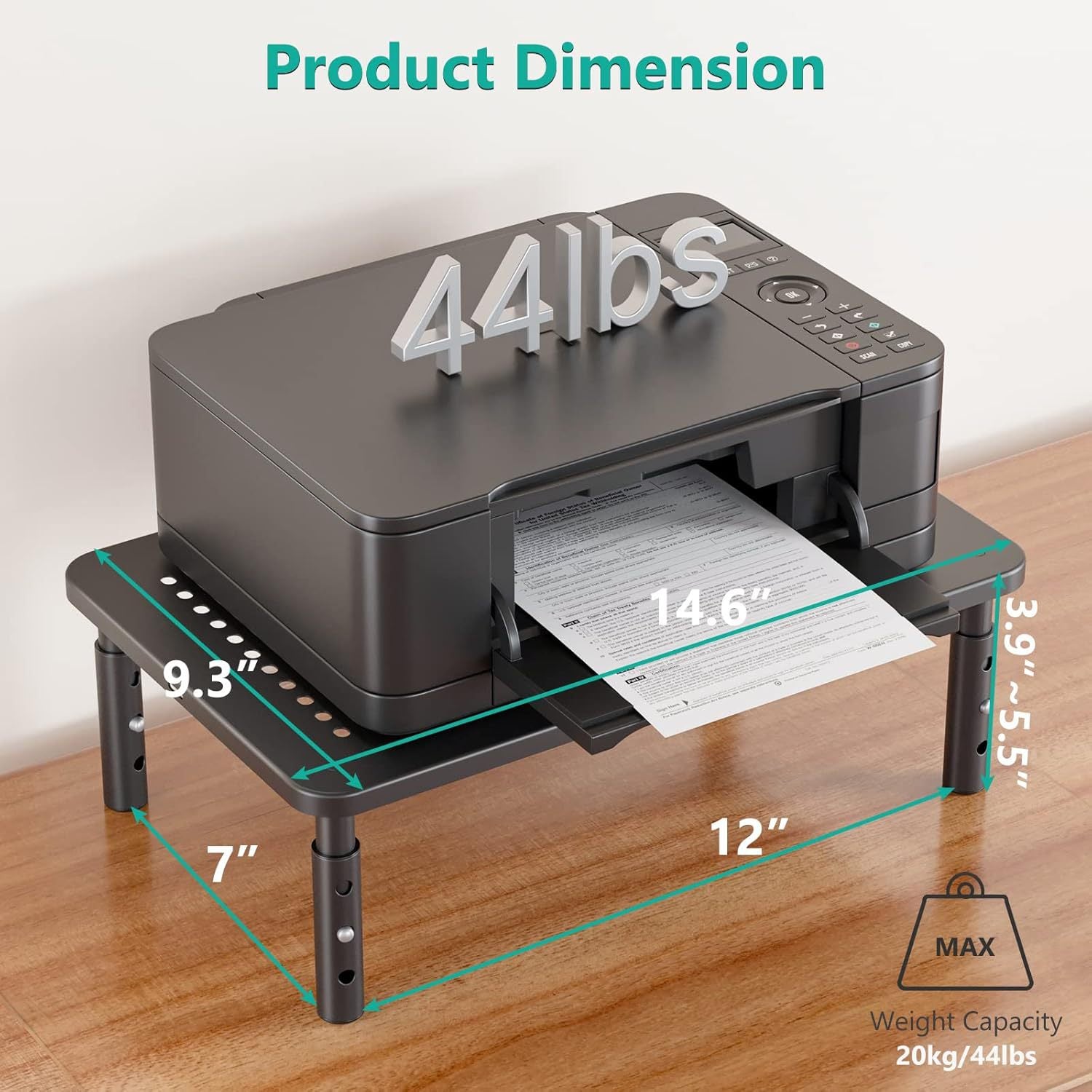 Cross-Border Monitor Computer Stand, Adjustable Height Laptop Desktop Base, Storage Rack, Height-Increasing Stand