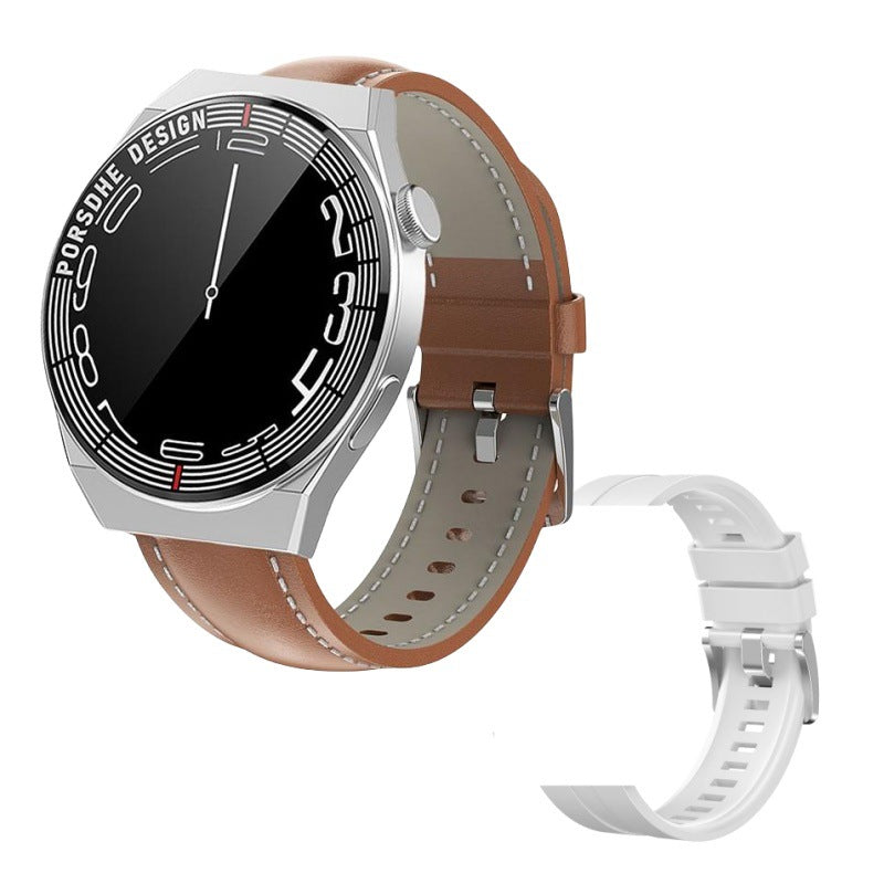 Huaqiangbei Gt3/8/C4P Porsche-Style Smart Sports Watch with Heart Rate and Blood Pressure Monitoring, Nfc, Bluetooth Calling