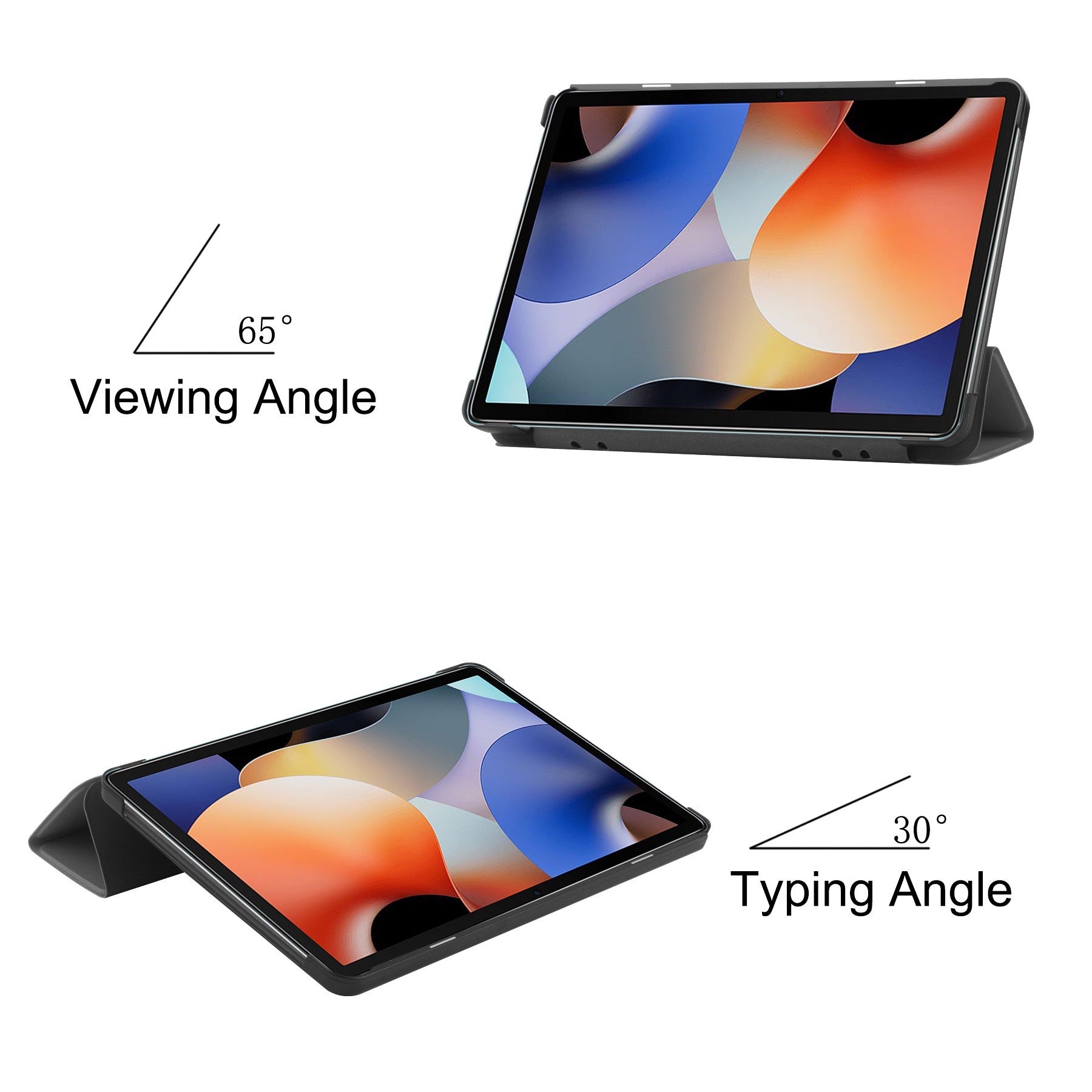in stock Blackview OSCAL Pad 10 Original Protective Case OSCAL Pad10 Drop-resistant Leather Case