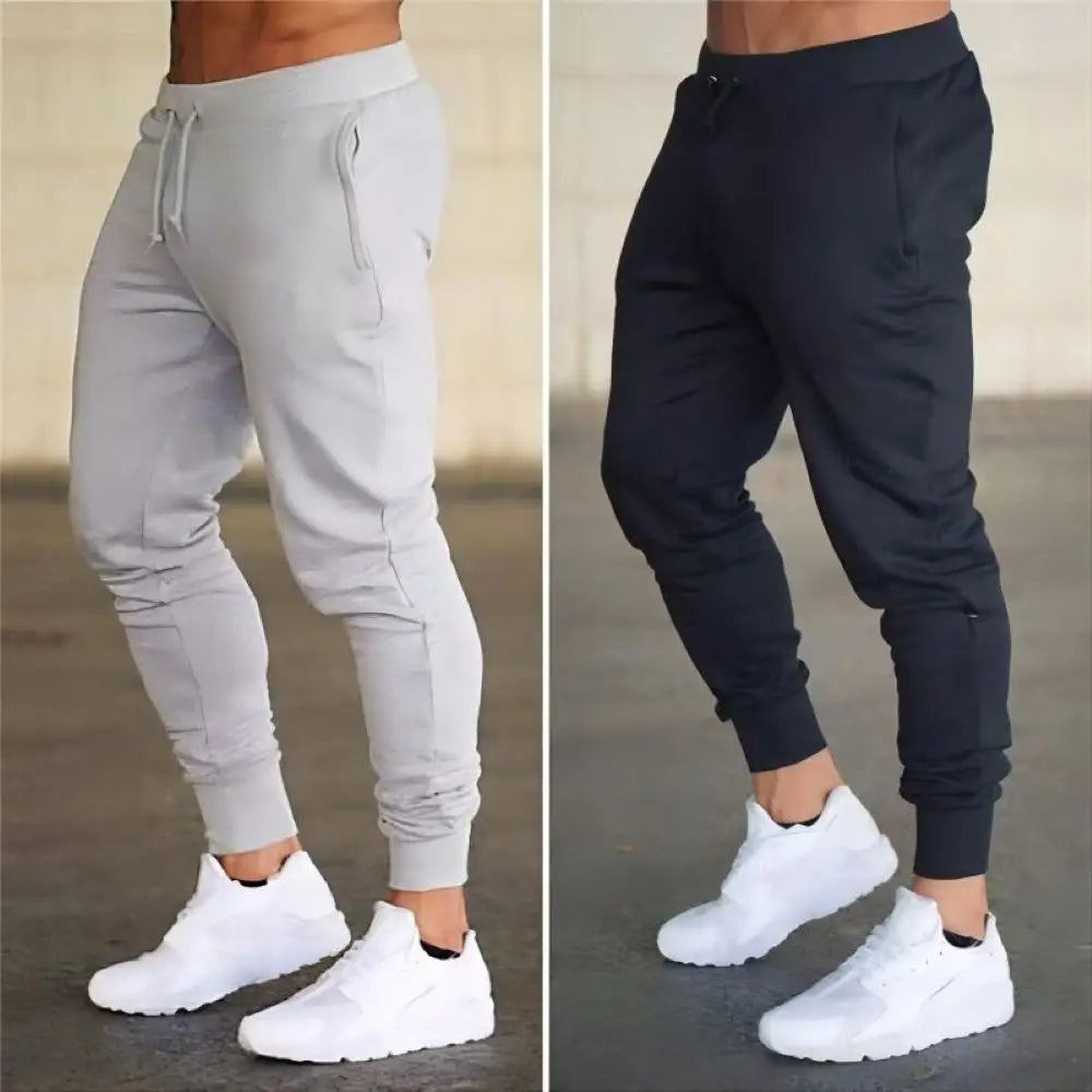 Joggers Sweatpants Men Casual Quick Dry Pants Gym Fitness Workout Sportswear Trousers Male Outdoor Autumn Winter Trackpants